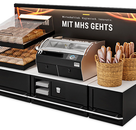 trancheuse à pain en libre-service MHS ideal SBT-S